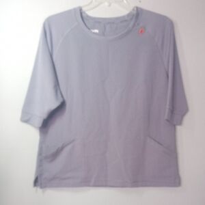 Jockey Women's Gray Scrub Top Size Large